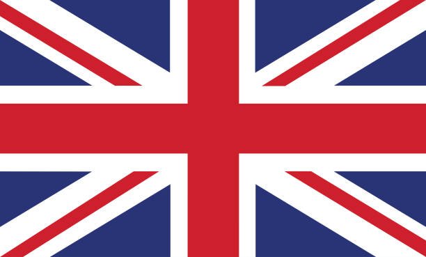 united kingdom flag, flat layout. vector illustration eps10